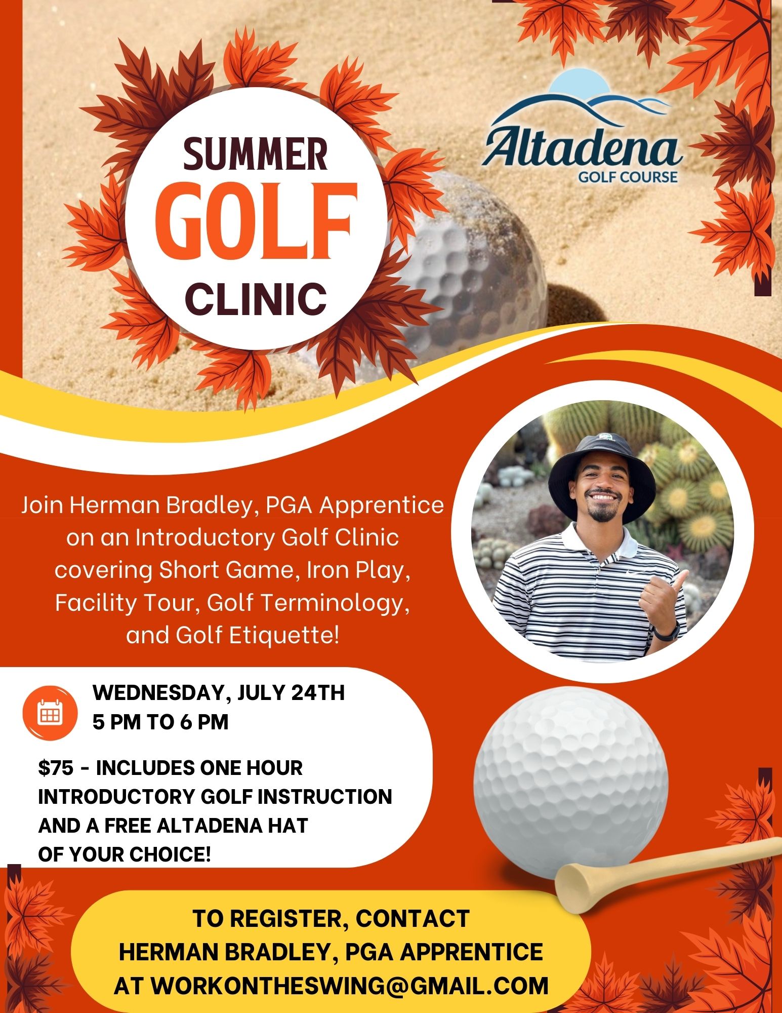 2024 Summer Golf Clinic July 24